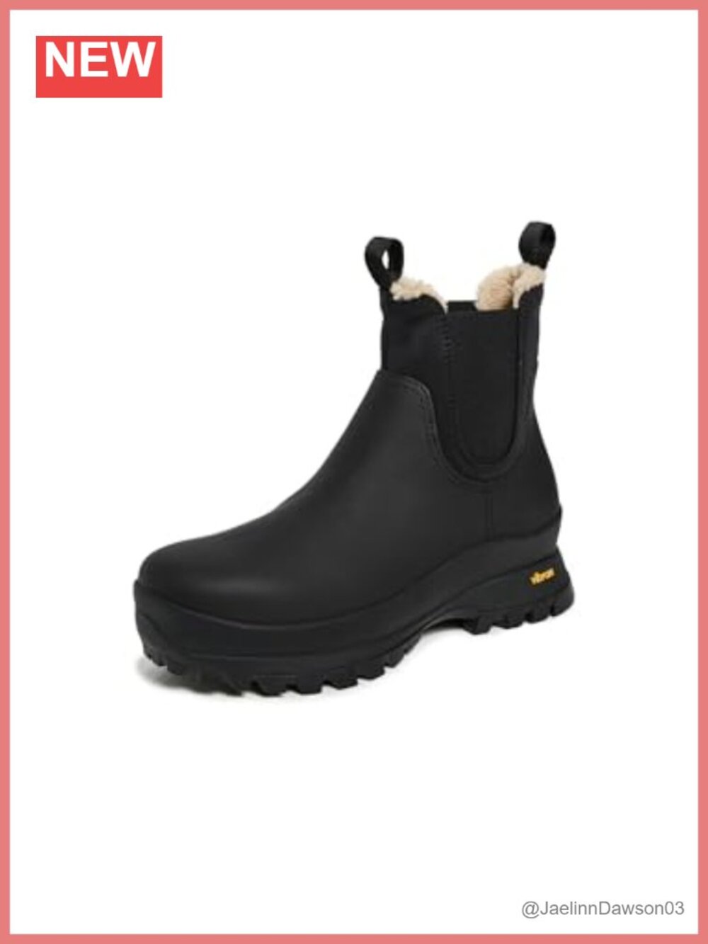 Weather Ankle Boots Neoprene Pull-On Chelsea Booties Rubber Sole 2in Heel